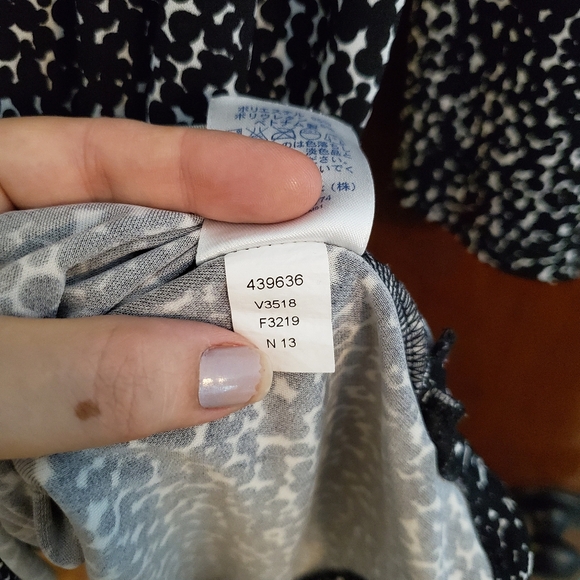 GC 2X Lands' End Black White Tunic - Picture 7 of 8